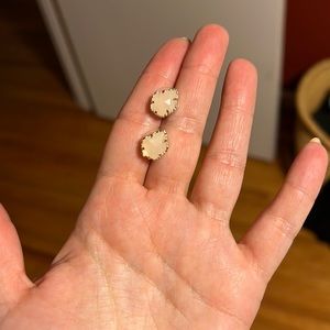 Kendra Scott Rose Quartz Stud Earring